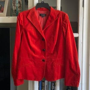 Gorgeous Red velvet jacket by Talbots slightly worn